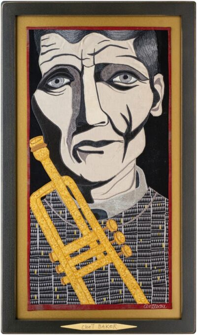 24" x 14", Fabric Appliqué and Thread Painting, 2021