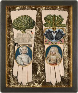 18.5" x 14.5", Antique Gloves and Embroidery, 2025
