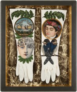 18" x 14.5", Antique Gloves and Embroidery, 2025