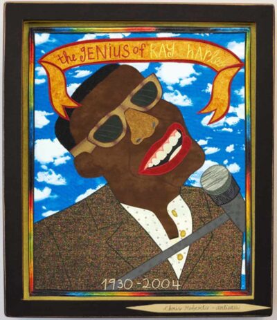 19.5" x 23.5", Fabric Appliqué and Thread Painting, 2005