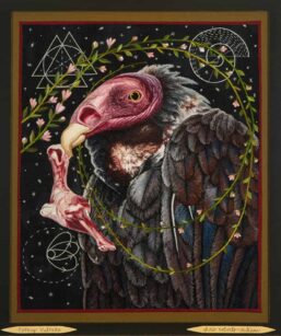 26.5" x 22.5", Fabric Appliqué and Thread Painting,